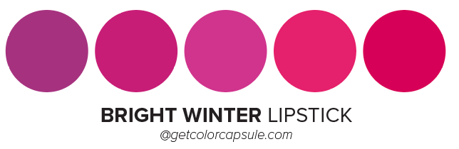 Bright Winter Lipstick Colors Makeup